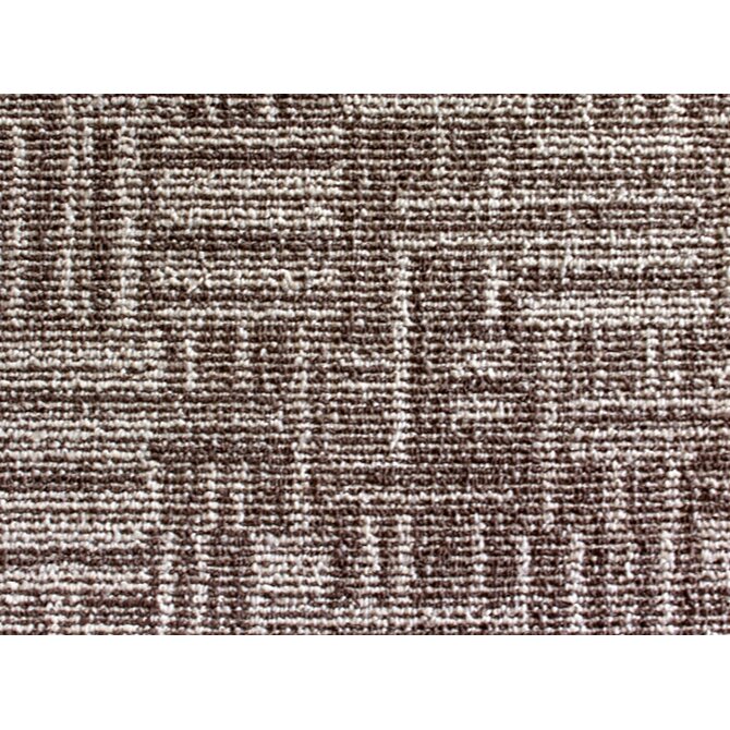 AKCE: 190x190 cm Metrážový koberec Marioka 17446 Hnědobéžový - Rozměr na míru bez obšití cm Hnědá, Velké (190x270 cm a větší), Syntetický (umělý)