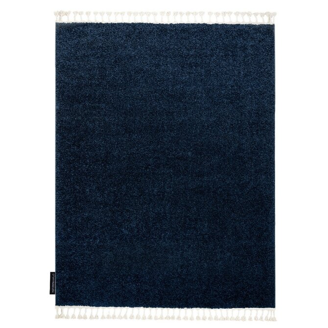 Dywany Łuszczów AKCE: 140x190 cm Kusový koberec Berber 9000 navy - 140x190 cm Modrá, Střední (80x160 - 164x240), Syntetický (umělý)