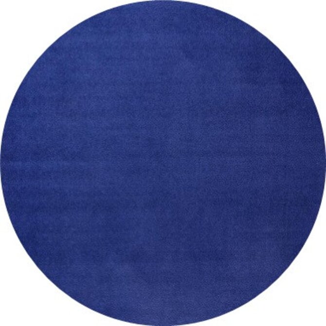Hanse Home Collection koberce Kusový koberec Fancy 103007 Blau - modrý kruh - 133x133 (průměr) kruh cm Modrá, Malé (80x150 cm a menší), Syntetický (umělý)