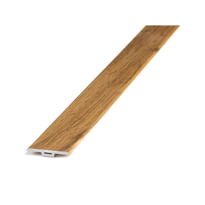 Egibi Podlahová přechodová lišta T-LINE Hamilton 1,2m - Lišta 1200x35 mm Hnědá, Syntetický (umělý)