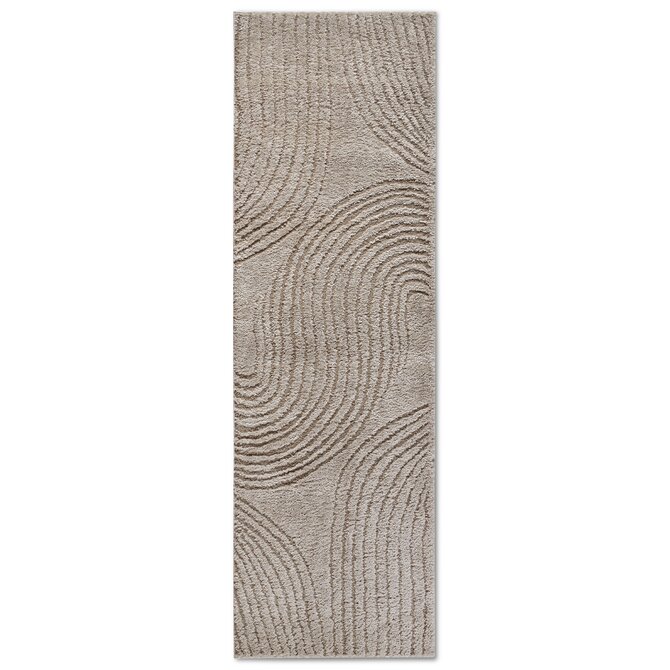 ELLE Decoration koberce Běhoun Gallery 106084 Beige z kolekce Elle - 80x240 cm Béžová, Velké (190x270 cm a větší), Syntetický (umělý)