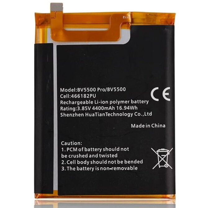 Baterie 466182PU pro Blackview BV5500/BV5500 Pro/BV5500 Plus