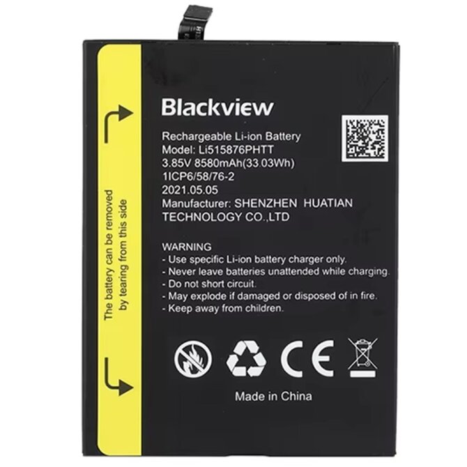 Baterie Li515876PHTT pro Blackview BV6600