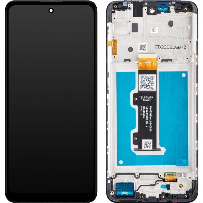 Motorola Moto E40 / E30 LCD displej dotykové sklo včetně rámečku (Service Pack)