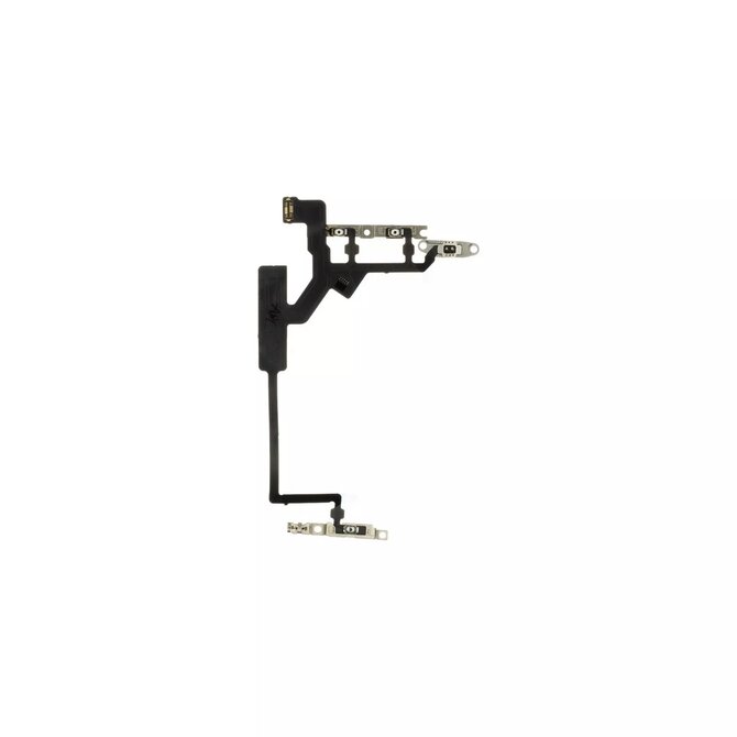 IPhone 14 Pro Power + Volume Tlačítka Flex Kabel (s Kovovým Držákem)