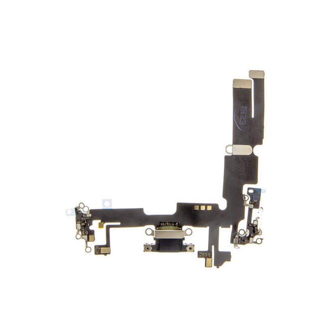 Flex kabel Apple iPhone 14 PLUS nabíjecí konektor + mikrofon Midnight černý
