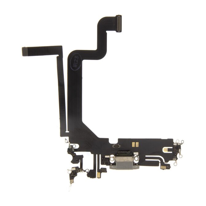 Flex kabel Apple iPhone 14 PRO MAX nabíjecí konektor + mikrofon stříbrný