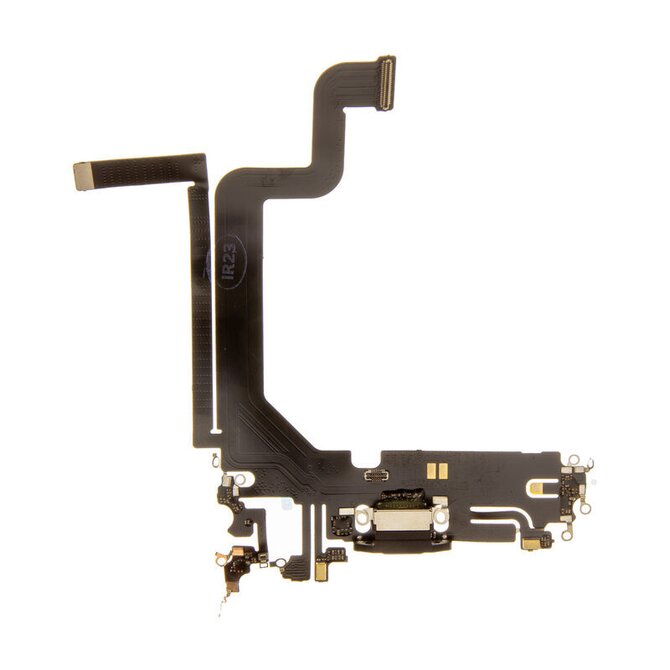 Flex kabel Apple iPhone 14 PRO MAX nabíjecí konektor + mikrofon černý