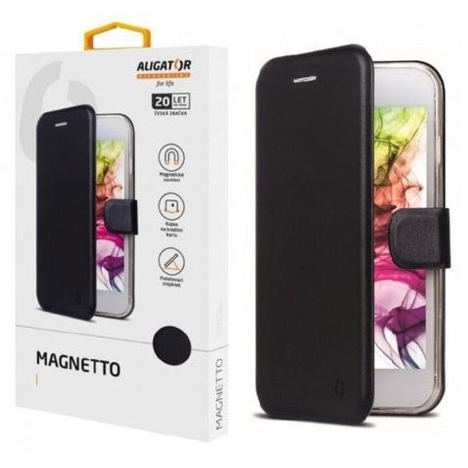 Pouzdro ALIGATOR Magnetto Samsung A80, black