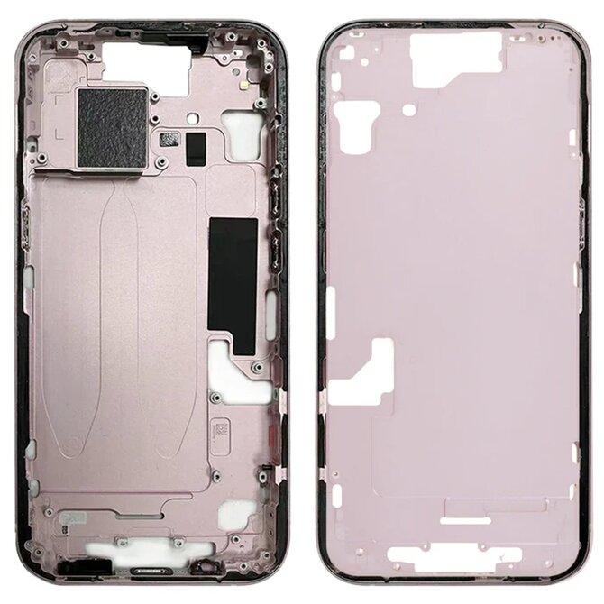 Středový rámeček housing iPhone 15 (růžový)