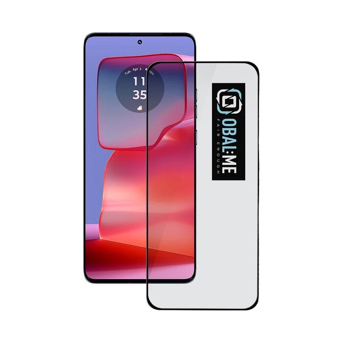 5D tvrzené sklo pro Motorola Edge 50 Pro černé