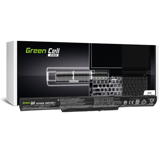 Green Cell  Baterie Acer AS16A5K Acer Aspire E15 E5-553 E5-553G E5-575 E5-575G F15 F5-573 F5-573G 2600mAh Li-ion - neoriginální