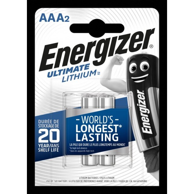 Baterie ENERGIZER Ultimate Lithium AAA FR3 2ks