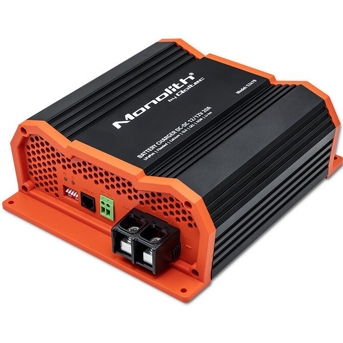 Qoltec  Nabíječka Monolith DC-DC pro baterie LiFePO4, AGM 12V - 12V | 20A | 250W