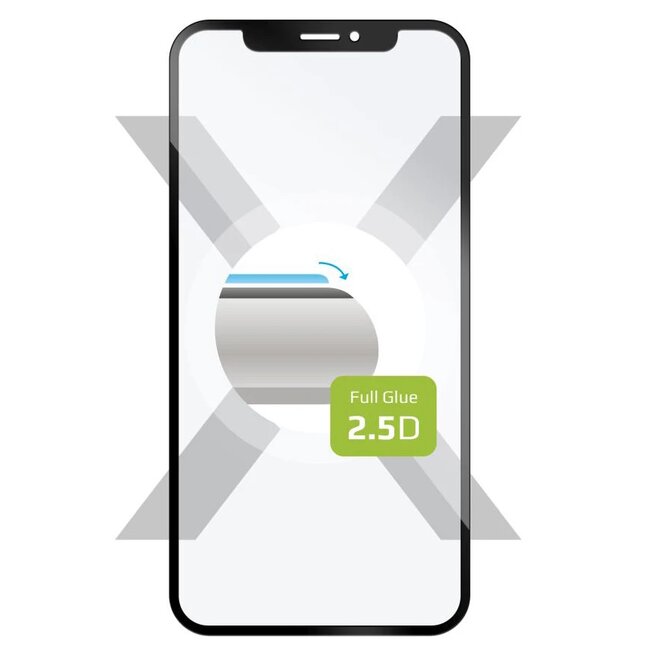 Ochranné tvrzené sklo FIXED Full-Cover pro Infinix Hot 30, lepení přes celý displej, černé