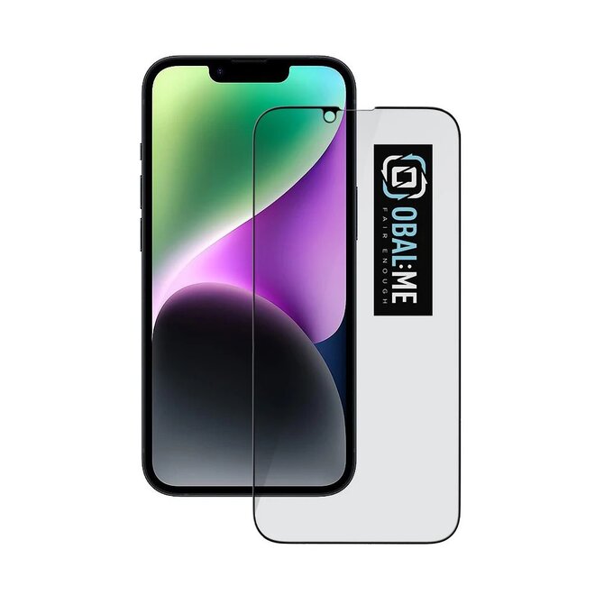 Privacy 5D tvrzené sklo Apple iPhone 13/13 Pro/14/16e černé