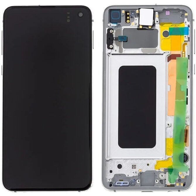 Samsung Galaxy S10e G970 LCD displej dotykové sklo originální (Service Pack) Prism white