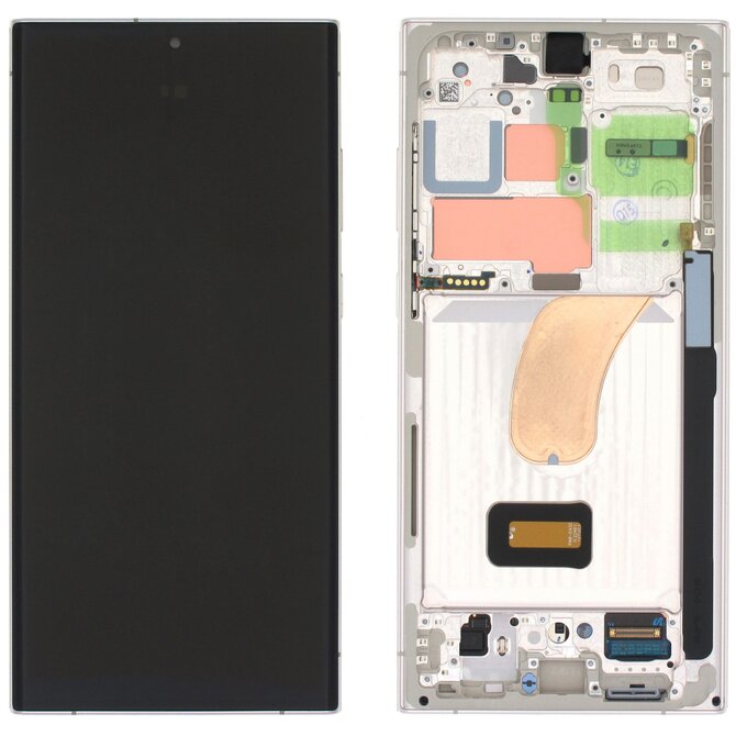 Samsung Galaxy S23 Ultra S918 LCD displej dotykové sklo originální (Service Pack) Cream
