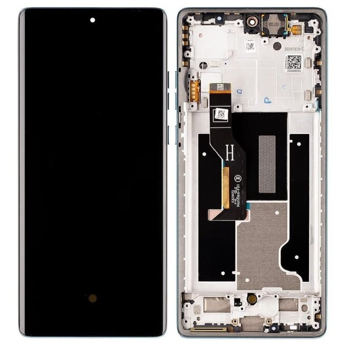 Motorola Edge 50 Fusion LCD displej dotykové sklo originální (Service Pack) Blue