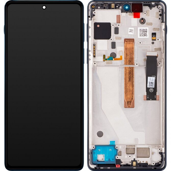 Motorola Edge 20 Pro LCD displej dotykové sklo originální (Service Pack) Midnight Blue