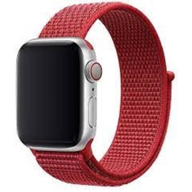 Nylon řemínek pro Apple Watch 42-45mm - red