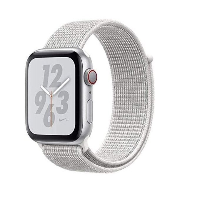 Nylon řemínek pro Apple Watch 38-41mm - grey / white