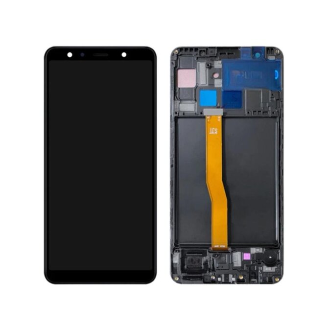 Samsung Galaxy A7 2018 LCD displej dotykové sklo včetně rámu A750 (SWAP)