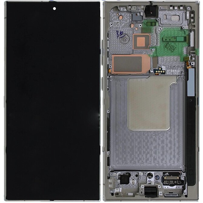 Samsung Galaxy S24 Ultra S928 LCD displej dotykové sklo originální (Service Pack) Titanium Gray/Orange/Violet