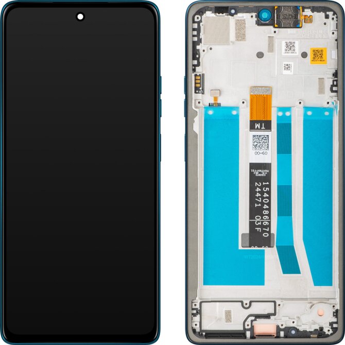 Motorola Moto G75 LCD displej dotykové sklo originální (Service Pack) Relucent Blue
