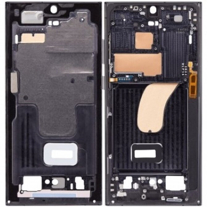Samsung Galaxy S23 Ultra S918 středový rám (black)
