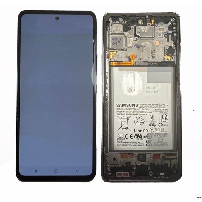 Samsung Galaxy A53 5G A536 LCD displej dotykové sklo originální (SWAP) černý kvalita C
