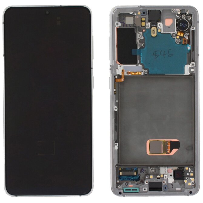 Samsung Galaxy S21 G991 LCD displej dotykové sklo originální (Service Pack) Phantom White