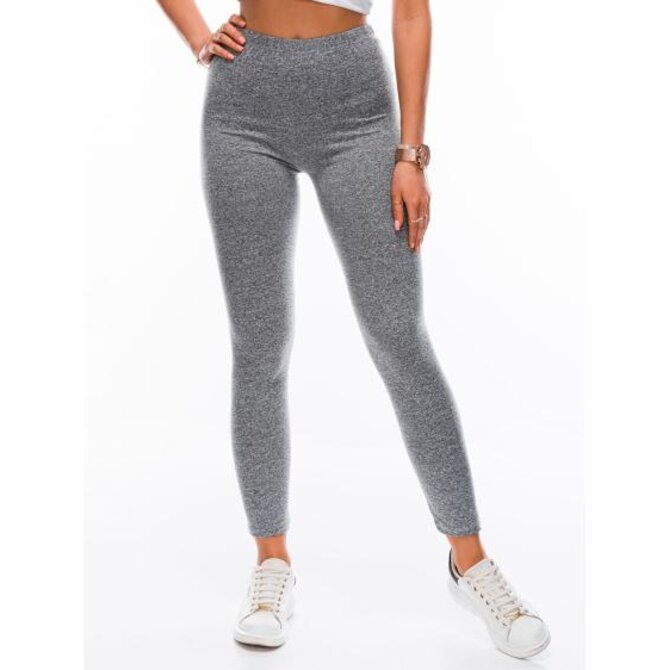 Dámské legíny ADENE šedé/melanžové Šedá, XL/XXL