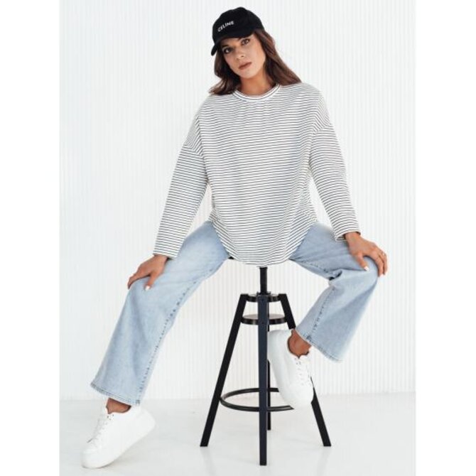 Dámská halenka oversize PEILLE bílá Bílá, Univerzální