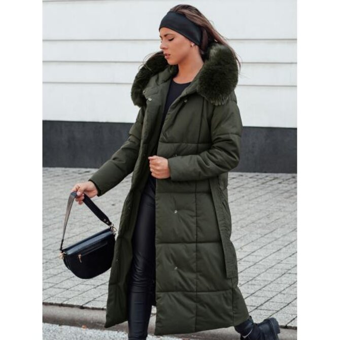 Dámská prošívaná bunda GLAMWARM zelená