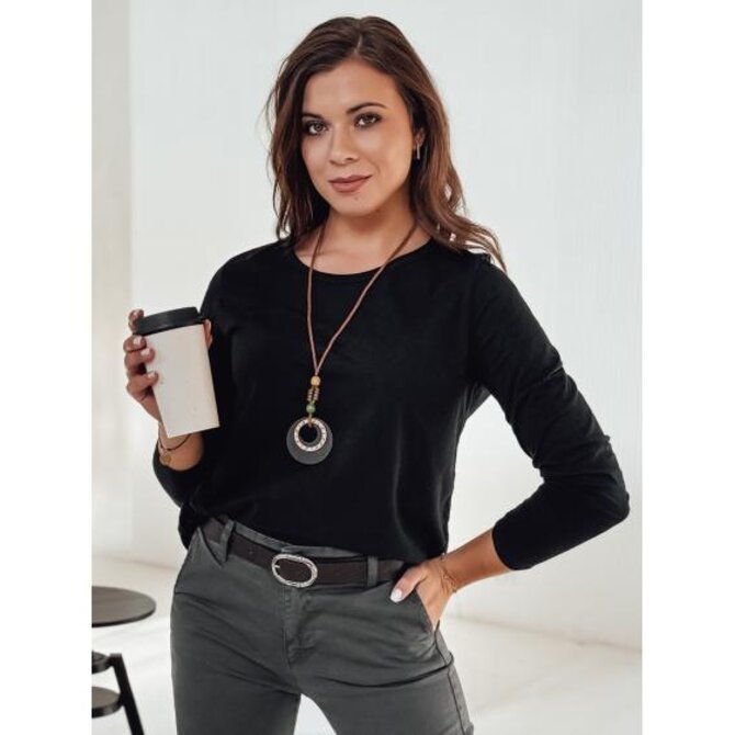 Blůza MINIMODA s přívěskem černá, jedna velikost Černá, Univerzální