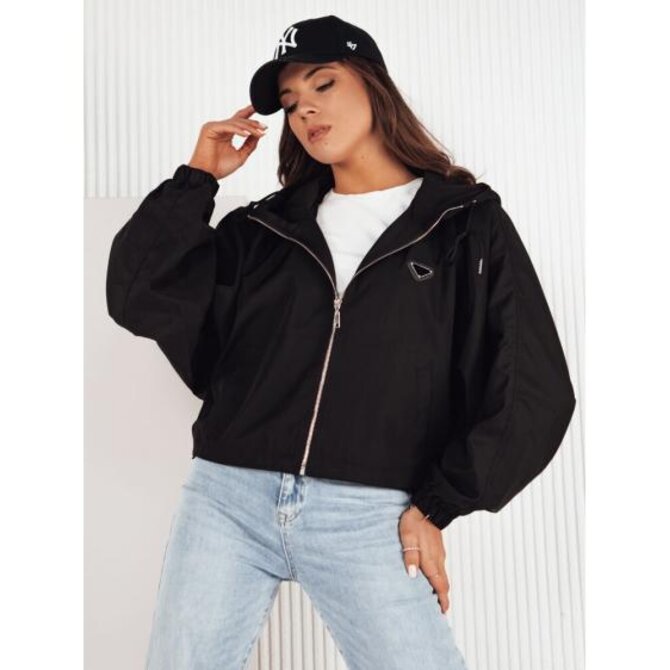 Dámská bunda oversize CATRAL černá Černá, Univerzální
