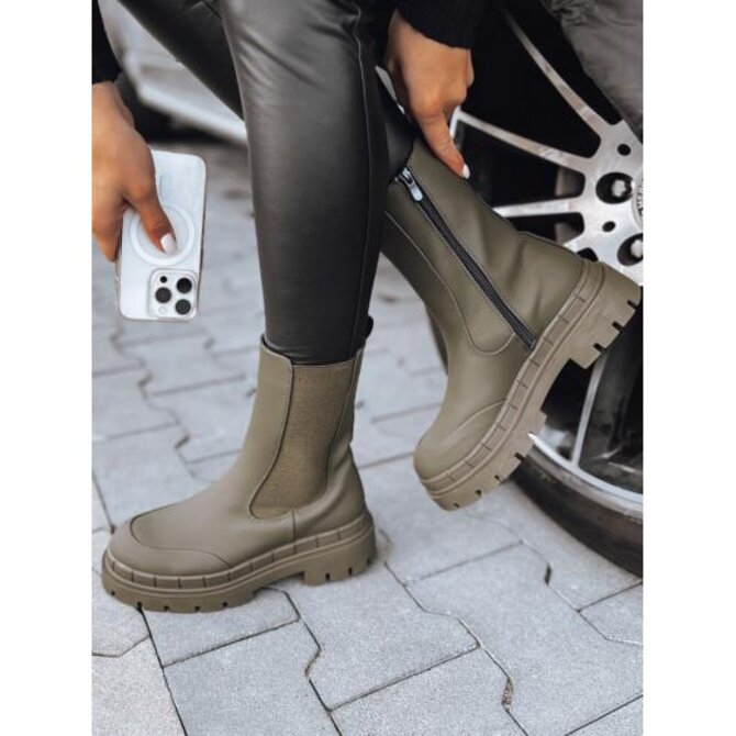 Dámské boty DAVIS khaki Khaki, 39