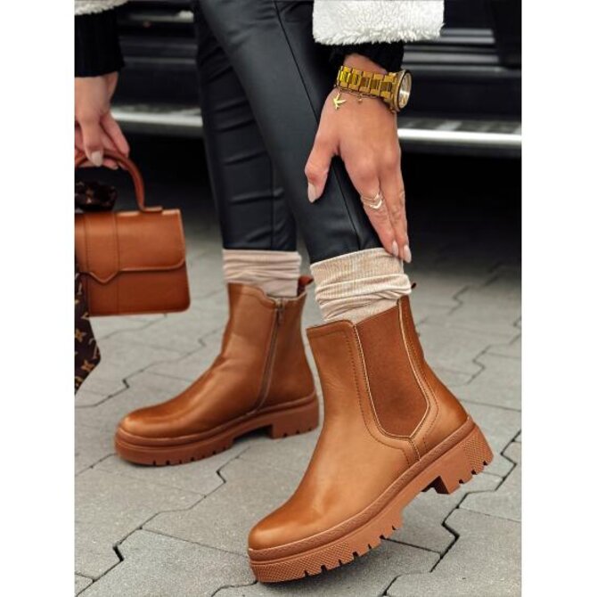 Dámské kozačky MONDERICO camel