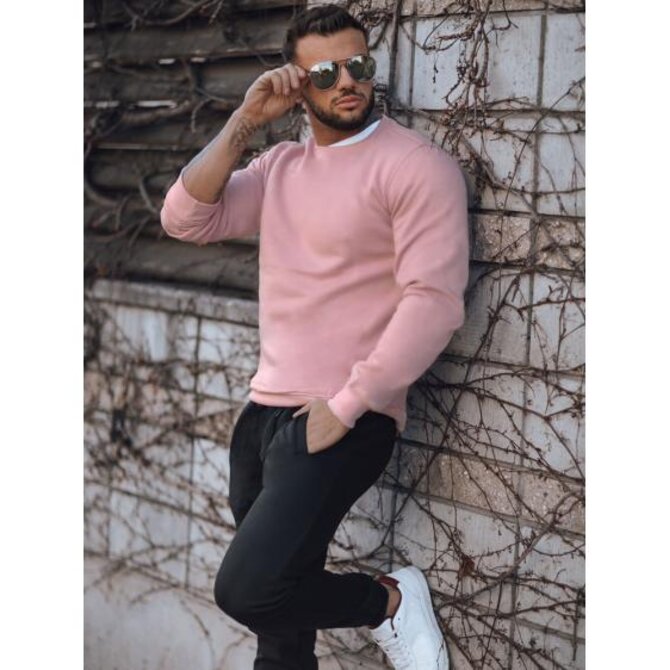 Pánská tepláková souprava COOL růžovo/černá Vícebarevný, M