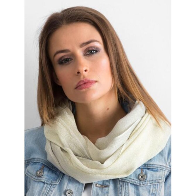 Dámská šála třpytivá BRIDGETTE světle béžová Béžová, Univerzální