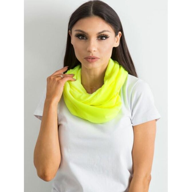 Dámská šála FLUO žlutá Žlutá, Univerzální