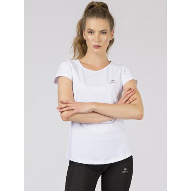 Dámské tričko TOMMY LIFE bílé Bílá, XL