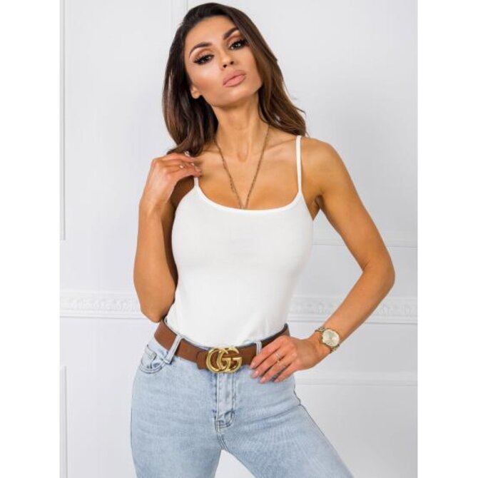 Dámský top BASIC ecru Ecru, XL