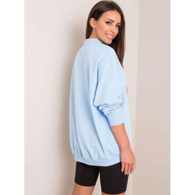 Dámská mikina TWIST světle modrá Světle modrá, L/XL