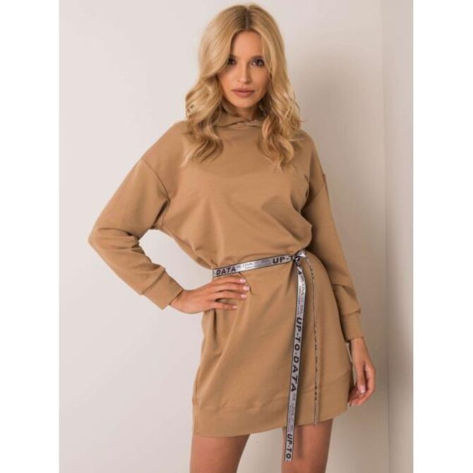 Dámské šaty NELLY béžové Béžová, L/XL