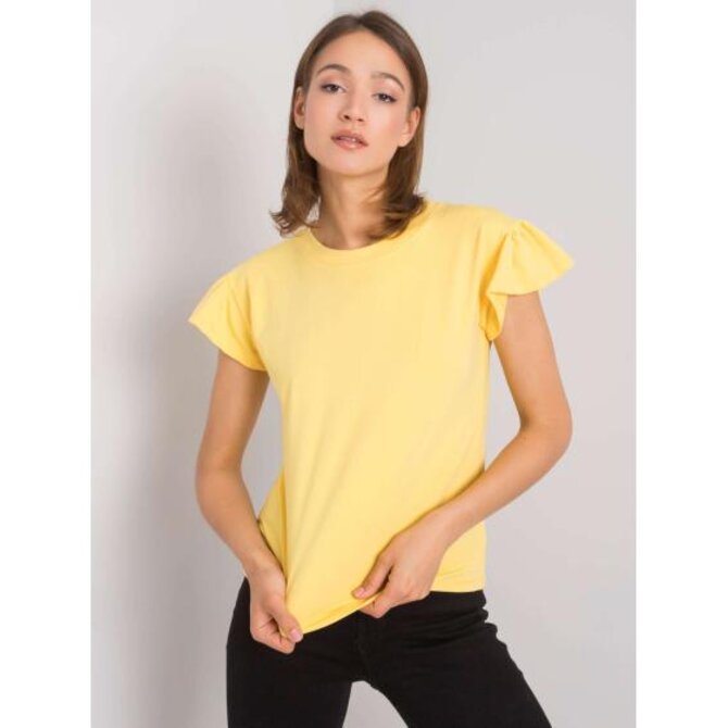 Dámská halenka od Ansley RUE PARIS žlutá Žlutá, L/XL