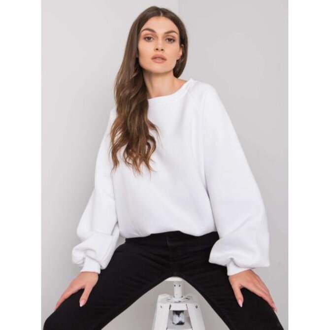 Dámská mikina s kapucí Tashi RUE PARIS bílá Bílá, L/XL