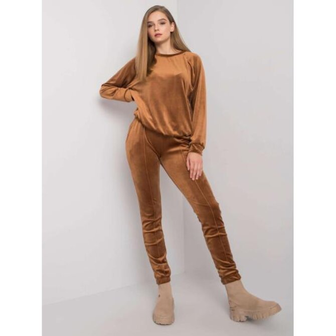 Dámská souprava KIMBERLY světle hnědá Hnědá, L/XL