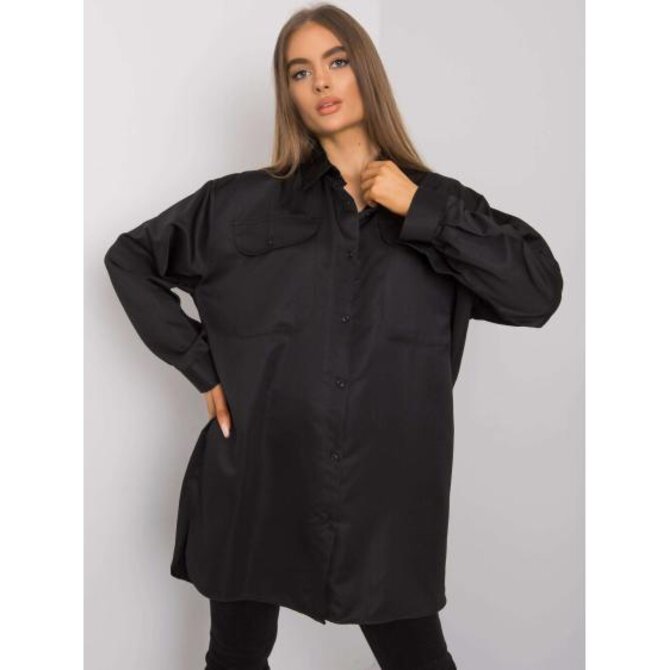 Dámská košile oversize CATHY černá Černá, Univerzální